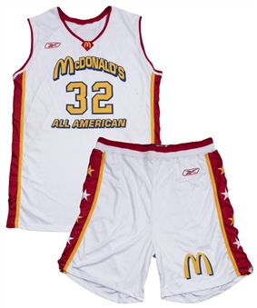 2003 LeBron James Game Issued McDonalds All-American Uniform (Jersey & Shorts) 